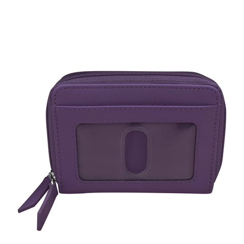 6714 Accordian Wallet Purple by ili