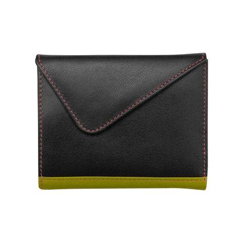 7839 Tri-Fold Wallet Black Brights