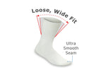 Biosoft Relaxed Fit Unisex Socks White