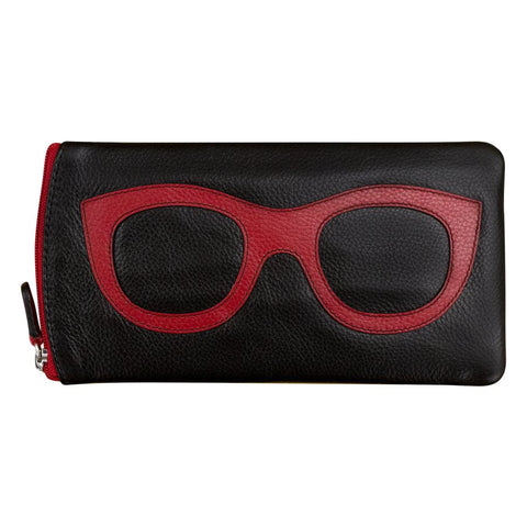 6462 Eyeglass Case Black/Red