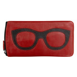 6462 Eyeglass Case Red/Black by ili