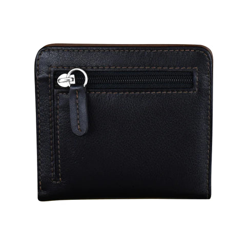 7831 Bi-Fold Mini Wallet Black/Toffee