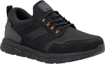 Quarter turn view Men's Rieker Footwear style name Morgan 02 in color SCHWARZ. Sku: 09102-00