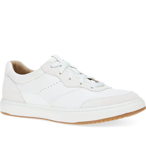 Quarter turn Women's Dansko Footwear style name Josey in color White Nappa. Sku: 10102000300
