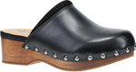 Quarter turn view Women's Dansko Footwear style name Andie in color BLK CALF. Sku: 10205021500