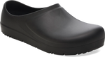 Quarter turn view Unisex Birkenstock Footwear style name Profi Birki 2.0 Regular in color BLACK. Sku: 1025975