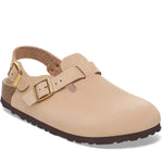 Quarter turn Women's Birkenstock Footwear style name Tokio Hex Narrow in color Oswego Canvas. Sku: 1029496