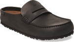 Quarter turn view Men's Birkenstock Footwear style name Naples 2.0 Oiled Men in color HABANA. Sku: 1029711