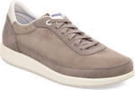 Quarter turn view Men's Birkenstock Footwear style name Honnef City Regular in color STONE COIN. Sku: 1030126