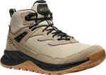 Quarter turn view Men's KEEN Footwear style name Hightrail Mid Waterproof Wide in color BRIND/OAK. Sku: 1030508