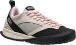 Quarter turn view Women's KEEN Footwear style name Jasper III in color BIRCH/BLK. Sku: 1031197
