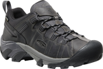 Quarter turn view Men's KEEN Footwear style name Targhee II Mid Waterproof Wide in color STLGRY/BLK. Sku: 1031364