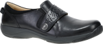 Quarter turn view Women's Dansko Footwear style name Sallie in color BLK WAX BN. Sku: 10400020200