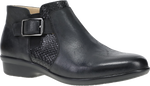 Quarter turn view Women's Dansko Footwear style name Carolyn in color BLK BRN CA. Sku: 10510020200