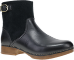 Quarter turn view Women's Dansko Footwear style name Monique in color BLACK BRN. Sku: 10703020600