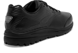 Back view Men's Brooks Footwear style name Addiction Walker 2 Medium in color Black. Sku: 110318-1D072
