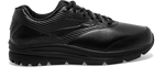 Side view Men's Brooks Footwear style name Addiction Walker 2 Medium in color Black. Sku: 110318-1D072