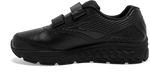Inside view Women's Brooks Footwear style name Addiction Walker V-Strap 2 Medium in color Black. Sku: 1120309-1B072