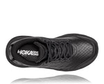 Top down view Men's Hoka Bondi Slip Resistant in Black. Sku: 1110520BBLC