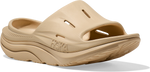 Quarter turn view Women's HOKA Footwear style name Ora Recovery Slide 3 in color SSSS. Sku: 1135061-SSSS