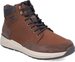 Quarter turn view Men's Rieker Footwear style name Bruce 30 Waterproof in color TAB/NO/SCH. Sku: 11530-24