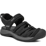 Quarter turn Women's TEVA Footwear style name Tirra Sport Ct in color Black. Sku: 1166310-BLK