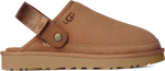 Quarter turn view Men's UGG Footwear style name Goldencoast Clog in color CHESTNUT. Sku: 1166915-CHE