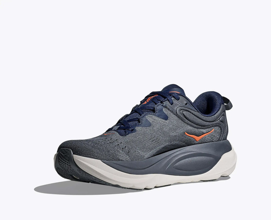 Men's HOKA Footwear in Midnight Blue/ Faded Navy. Sku: 1171932-MLFD