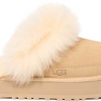 Quarter turn view Women's UGG Footwear style name Disquette Chalet in color SNDCS. Sku: 1173930-SNDCS