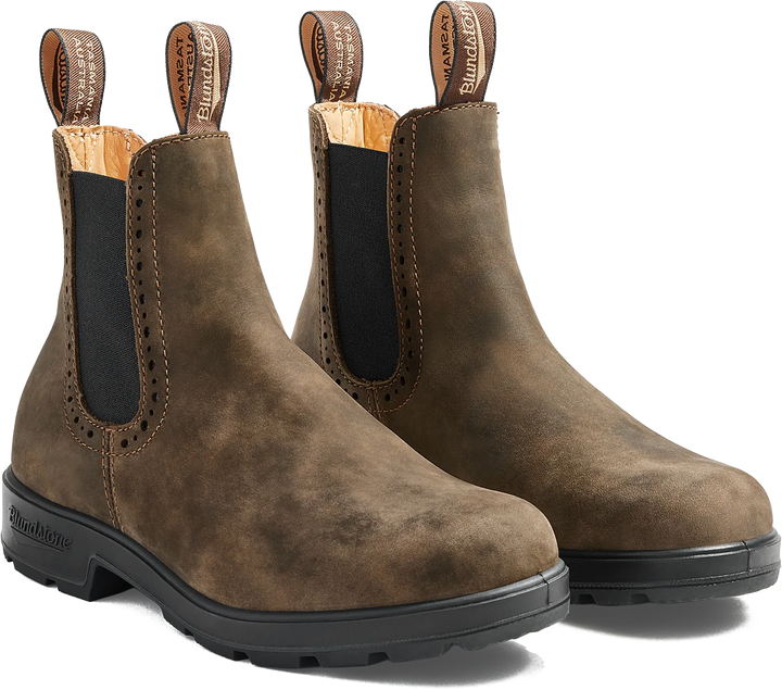 Unisex Blundstone Original #1351 High-Top in Rustic Brown. Sku: 1351