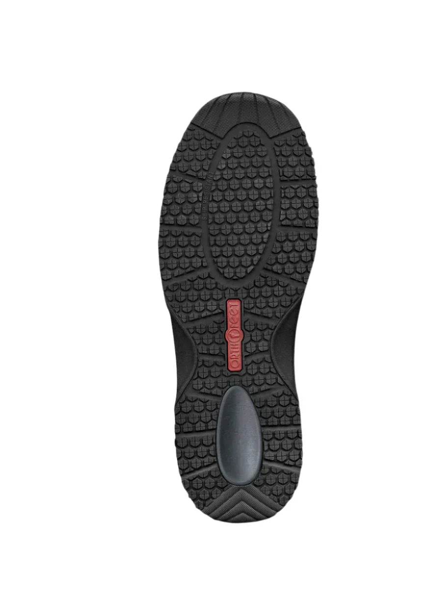 Men's Orthofeet Footwear in Black. Sku: 20011-6E