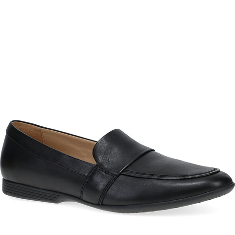 Quarter Turn Women's Linden Footwear in Black Nappa. Sku: 2044020200