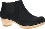 Quarter turn view Women's Dansko Footwear style name Lane in color BLK ML NU. Sku: 2222021400