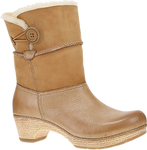Quarter turn view Women's Dansko Footwear style name Lillith in color HONEY DIST. Sku: 2223581400