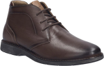 Quarter turn view Men's Josef Seibel Footwear style name Stuart 05 in color CASTAGNE K. Sku: 22305-12351
