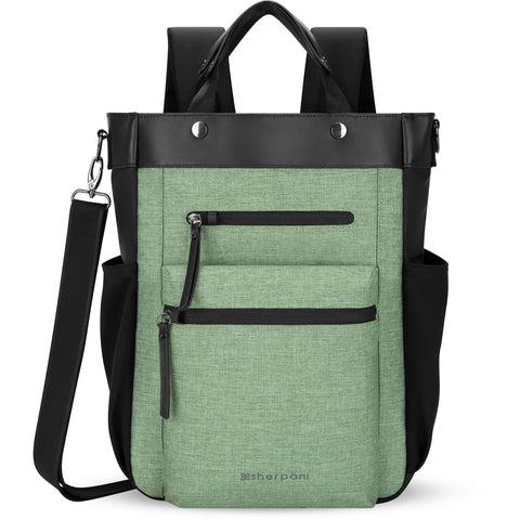Quarter turn Women's Sherpani Hand Bag style name Soleil At in color Basil. Sku: 25-SOLEI06060
