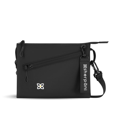 Women's Sherpani Hand Bag style name Zoom in color Raven. Sku: 25-ZOOM101110