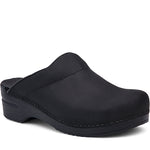 Quarter Turn Women's Karl Footwear in Black Oiled. Sku: 250020202