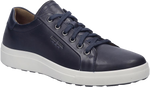 Quarter turn view Men's Josef Seibel Footwear style name Maddox 05 in color DARK BLUE. Sku: 29305-800505