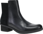 Quarter turn view Women's Dansko Footwear style name Denay Waterproof in color BLK WP ML. Sku: 2935020200