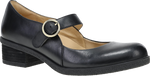 Quarter turn view Women's Dansko Footwear style name Deirdra Waterproof in color BLACK WP. Sku: 2936020200