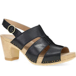 Quarter turn Women's Dansko Footwear style name Tatiana in color Black. Sku: 3116101400