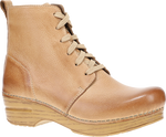 Quarter turn view Women's Dansko Footwear style name Sigourney in color HONEY DIST. Sku: 336581212