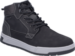 Quarter turn view Men's Rieker Footwear style name Ralf 40 Waterproof in color SCHW/SCHW. Sku: 36040-00