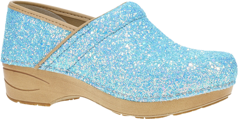 Quarter turn view Women's Dansko Footwear style name Xp 2.0 in color ICEBLUGLTR. Sku: 3952391421