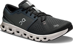 Quarter turn view Men's On Running Footwear style name Cloud X 4 in color SHDW/APLLO. Sku: 3ME30043558