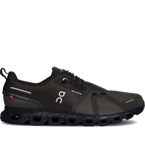Quarter turn Men's On Running Footwear style name Cloud 6 Waterproof in color Thorn/ Black. Sku: 3MF10063029