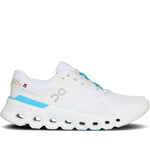 Quarter turn Women's On Running Footwear style name Cloudrunner 2 in color White Horizon. Sku: 3WE10133195