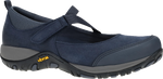 Quarter turn view Women's Dansko Footwear style name Primrose in color NAVY BN SD. Sku: 4363750200