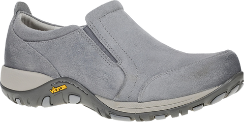 Quarter turn view Women's Dansko Footwear style name Pippy Waterproof in color GREY WP SD. Sku: 4365949400